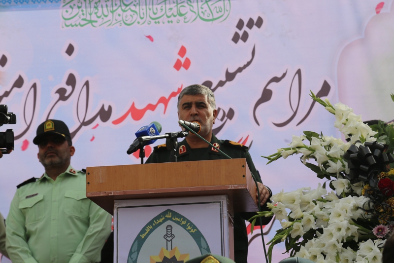 مراسم تشییع پیکر مطهر شهید مدافع امنیت " محمدیاسمی "برگزار شد 5