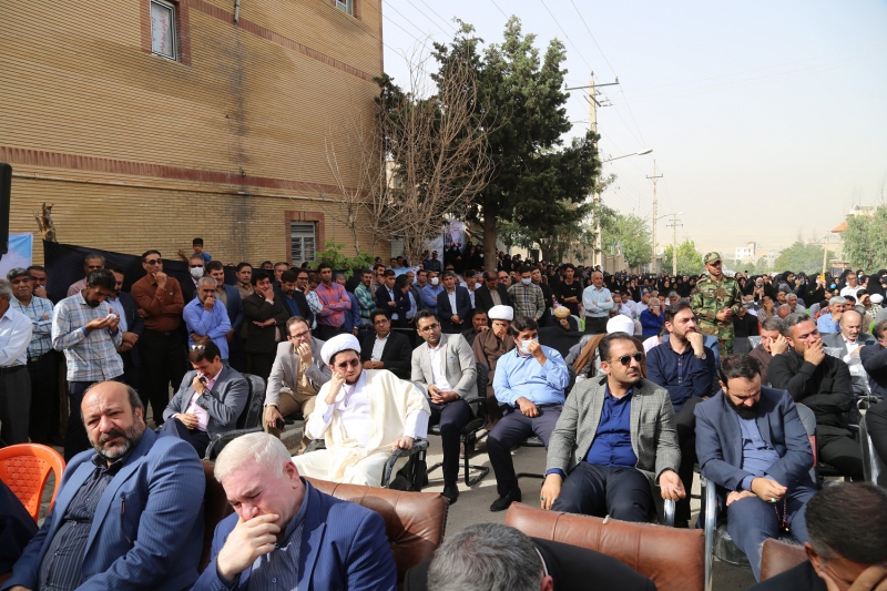 مراسم تشییع پیکر مطهر شهید مدافع امنیت " محمدیاسمی "برگزار شد 8