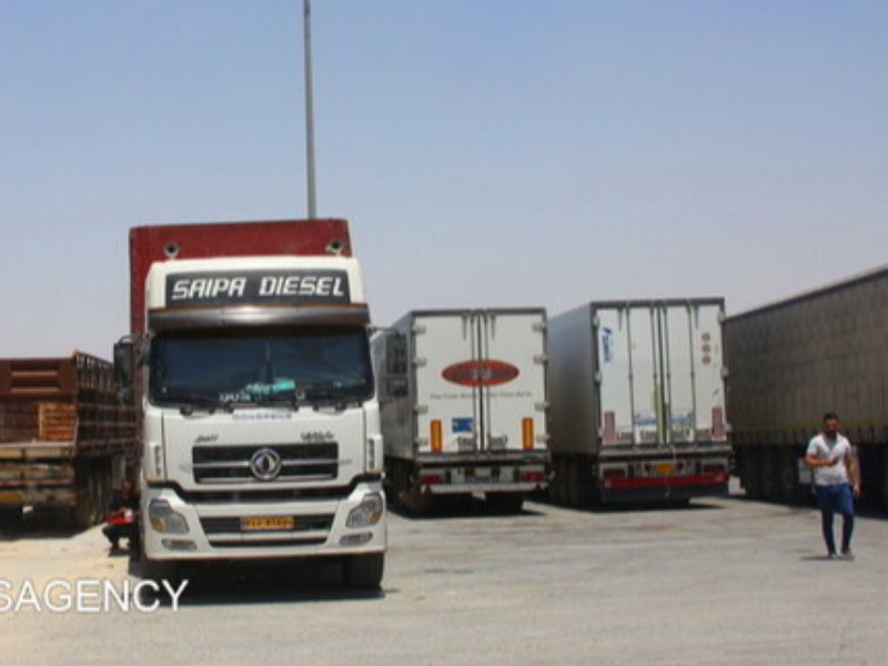 صادرات کالا از مرز مهران از سرگرفته شد