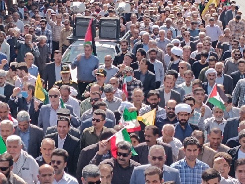 حماسه روز قدس در مناطق مختلف ایلام