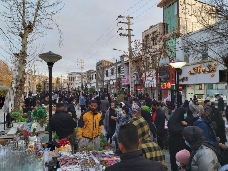 تب و تاب بازار ایلام در آستانه عید نوروز