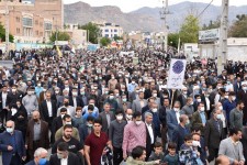 راهپیمایی با شکوه روز جهانی قدس در ایلام برگزار شد