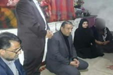 تامین واحد مسکونی هدیه بازدید استاندار ایلام از خانواده سه معلولی