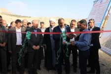 مخزن ۲ هزار مترمکعبی آب چوار افتتاح شد