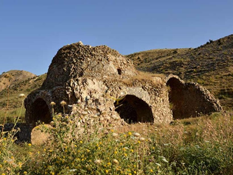 آغاز مرمت آتشکده ساسانی سیاهگل در ایوان