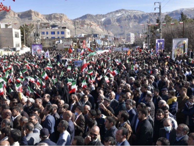 خلق حماسه ایلامیان در چهل و پنجمین سالروز پیروزی انقلاب اسلامی