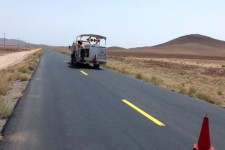 انجام ۳ هزار و ۴۰۰ کیلومتر خط‌کشی راه‌های ایلام