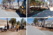آغاز عملیات احیای توسعه فضای سبز ملکشاهی