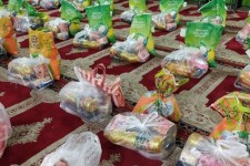 توزیع ۱۸۰ بسته غذایی بین مددجویان چرداولی