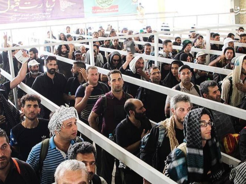 مرز مهران  در آستانه سال جدید
