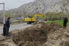 رفع شکستگی خط انتقال آب ملکشاهی
