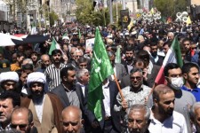 حواشی زیبای راهپیمایی روز قدس در ایلام