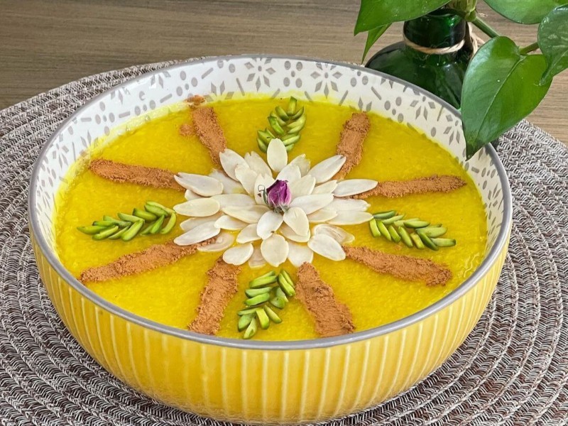 طرز تهیه شله‌زرد همراه با نکات طلایی