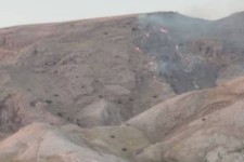 مهار آتش‌سوزی منطقه تنگ تاپو دهلران