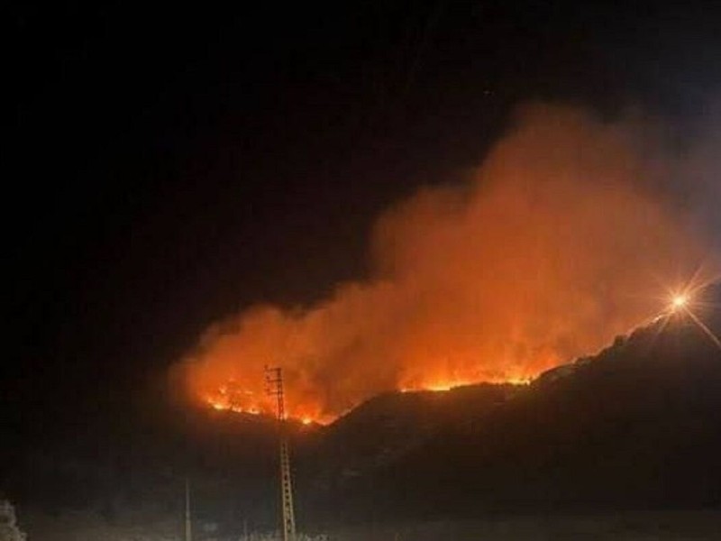 آتش‌سوزی گسترده در یکی از محلات ایلام مهار شد