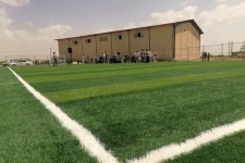 چمن مصنوعی پارک شهر آبدانان افتتاح شد