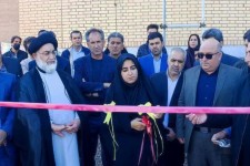 زمین چمن طبیعی شهر ایوان افتتاح شد