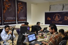 بازدید مسئولان استانی از رویداد تولید محتوای بسیج