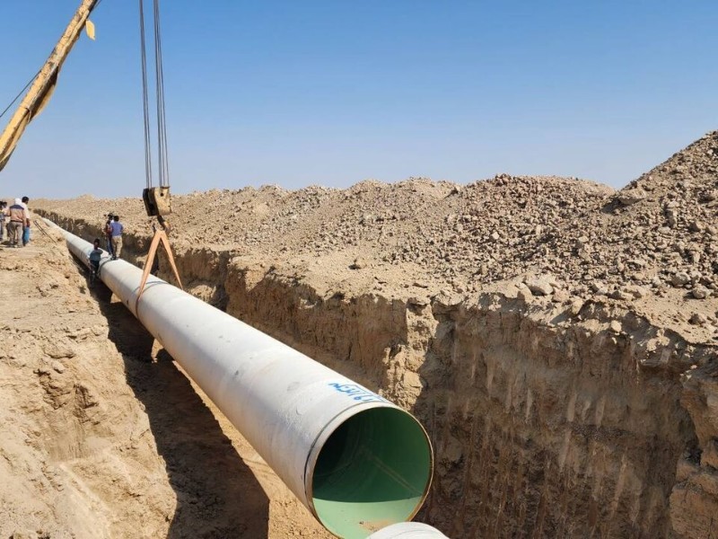 اصلاح شبکه توزیع آب سیروان اجرا شد