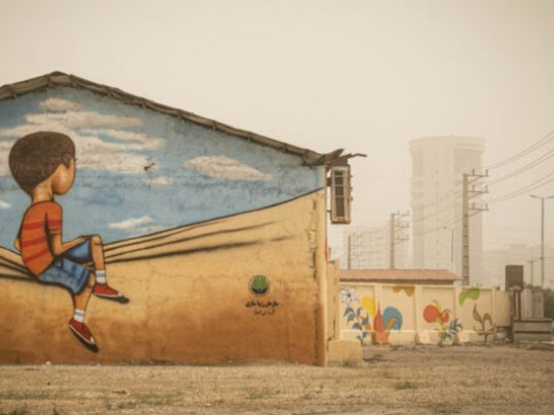 روزهای نفس‌گیر خوزستان به گرد و غبار رسید