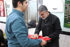پرچم متبرک امام حسین (ع) میهمان مردم ملکشاهی