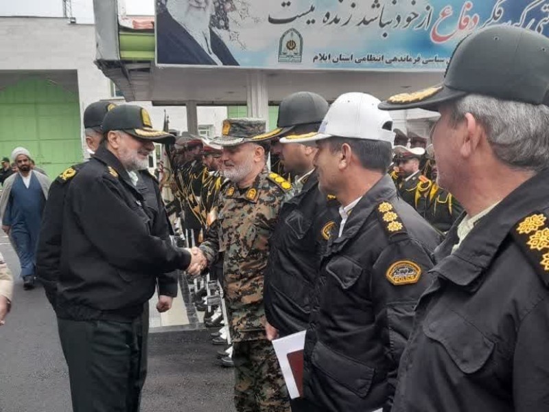 فرمانده فراجا وارد ایلام شد