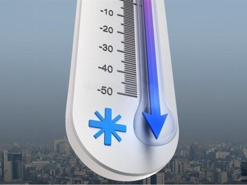 کاهش ۴ درجه‌ای دمای هوای ایلام