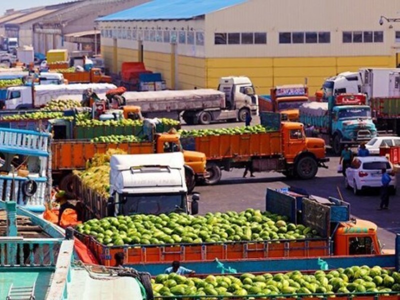 صادرات ۲۹۴ هزار و ۴۷۲ تُن محصول کشاورزی از مهران