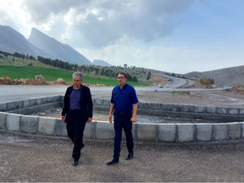 آماده‌سازی تقاطع هم‌سطح محور دره‌شهر - پل‌دختر