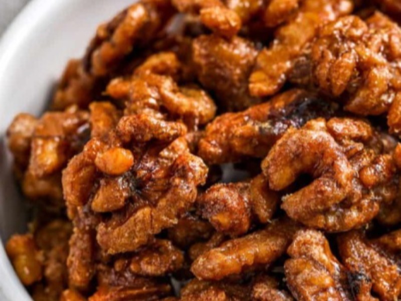 چگونه گردوهای کاراملی شده درست کنید