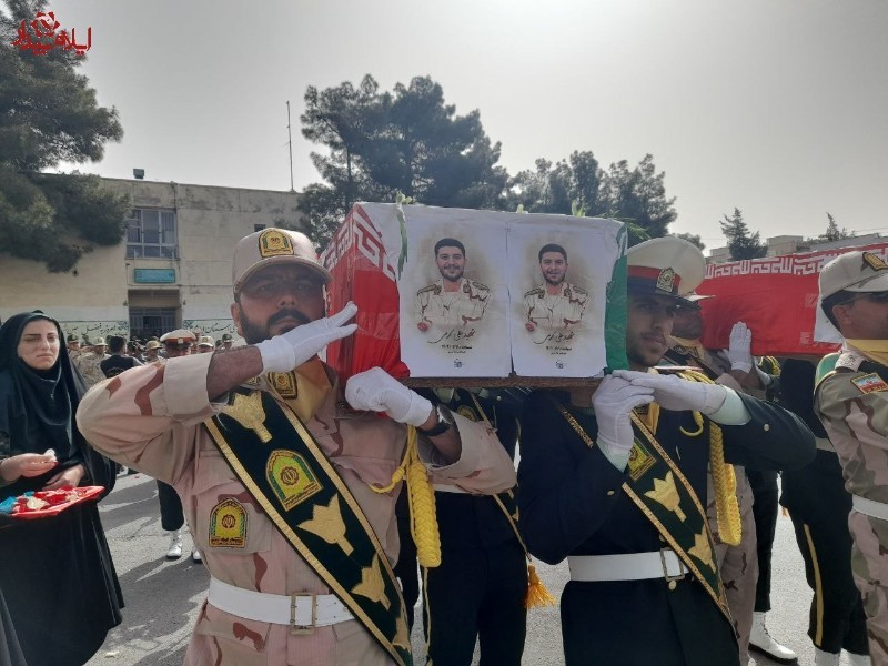 برگزاری مراسم تشییع پیکر شهیدان امنیت در ایلام