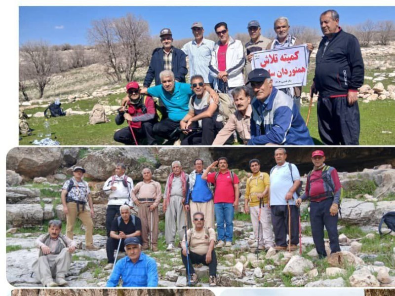 اجرای برنامه پیادروی درطبیعت