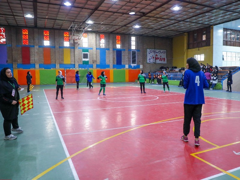 برگزاری مسابقات داژبال (وسطی) بانوان در ایلام