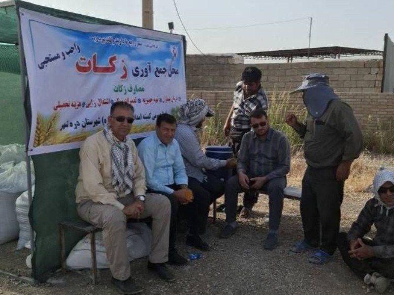 جمع‌آوری ۲ میلیارد ریال زکات مستحبی کلزا در دره‌شهر