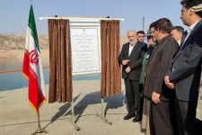 سد کنجان‌چم مهران افتتاح شد