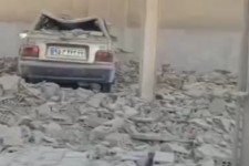 حمله اسرائیل به ساختمان آتش نشانی شهرداری موسیان