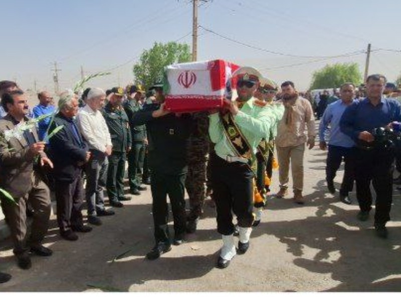 تشییع پیکر مطهر شهید خنجری در ایلام