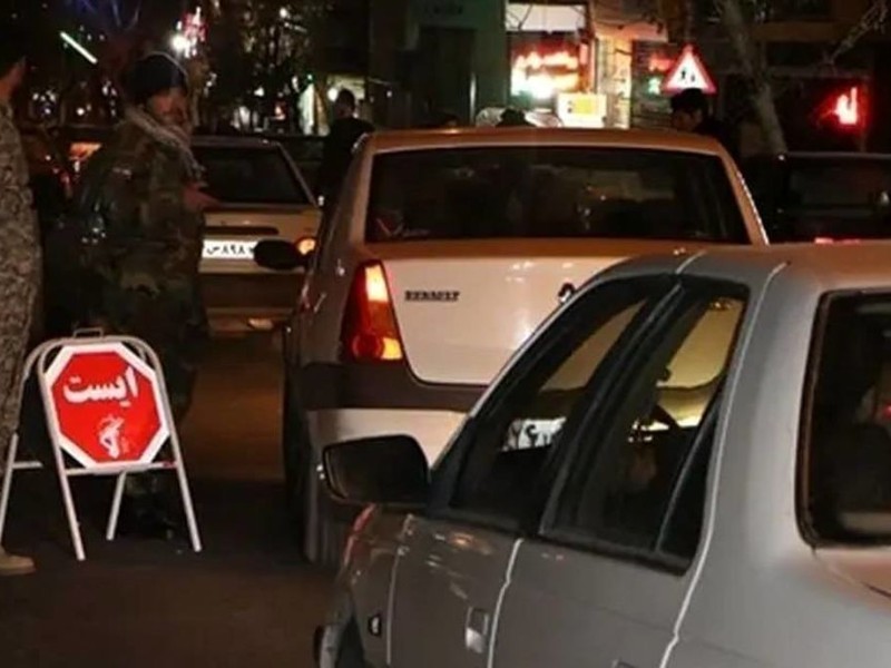 برپایی ایست و بازرسی بسیجیان در ایلام