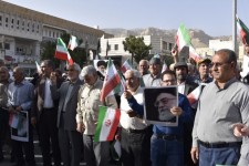 اجتماع مردم ایلام در حمایت از نیروهای مسلح