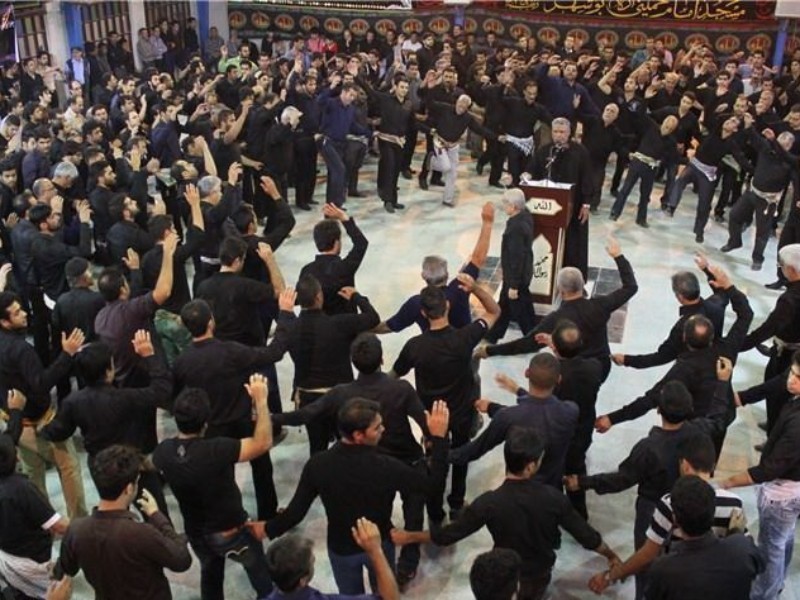 برگزاری مراسم عزاداری شب پنجم محرم در آبدانان