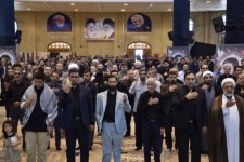 ادای احترام به شهدای اقتدار ایران در ایلام