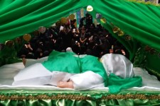 برگزاری آیین سینی‌گردانی حضرت قاسم (ع) در ملکشاهی