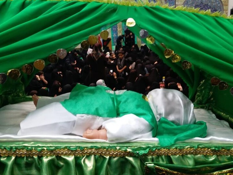 برگزاری آیین سینی‌گردانی حضرت قاسم (ع) در ملکشاهی