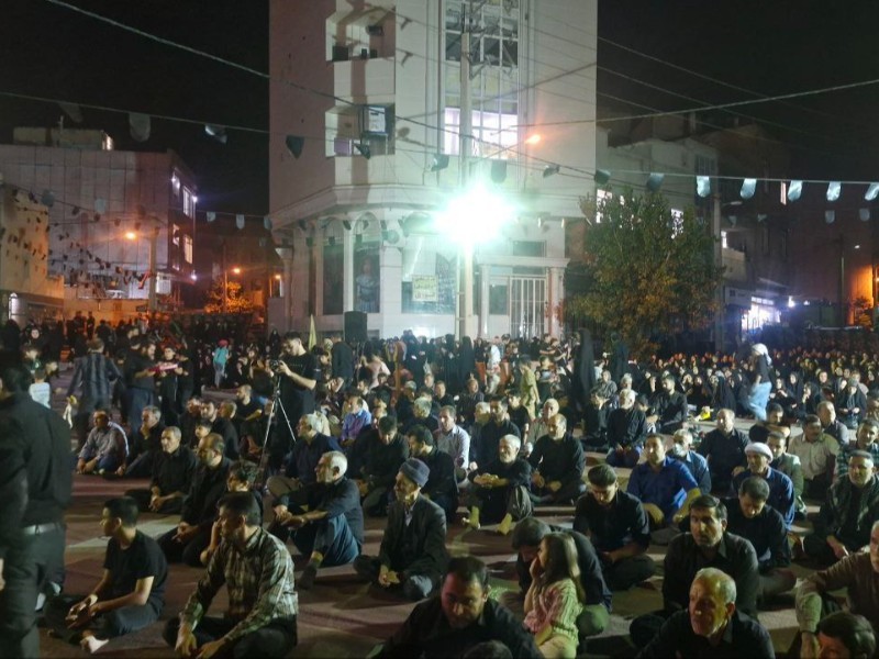 عزاداری شب هشتم محرم در ایلام
