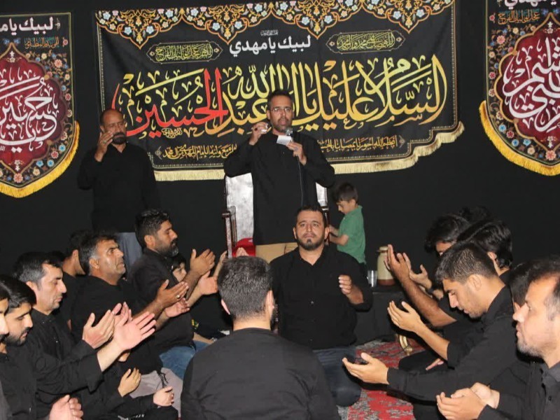 عزاداری پرشور هیأت جامعه المهدی(عج) ایلام