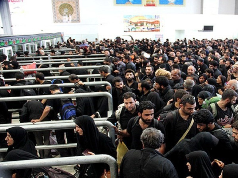 مرز مهران میزبان ۹۲ هزار زائر حسینی