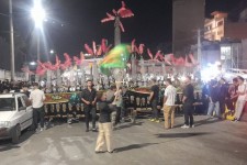 عبور نمادین کاروان اباعبدالله الحسین (ع) در شهر ایلام