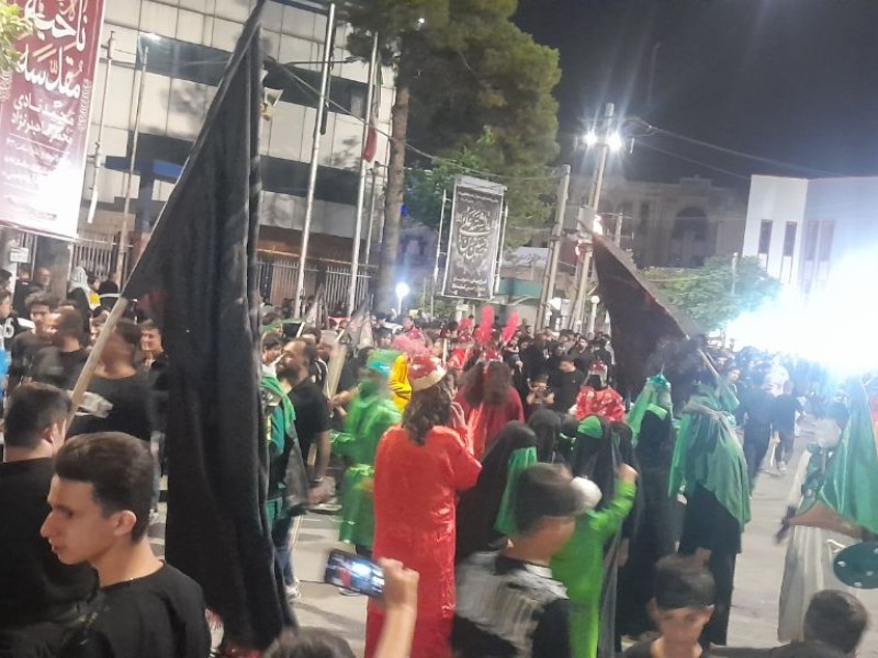 برگزاری تاسوعای حسینی در مناطق مختلف استان ایلام