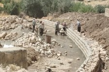 آغاز احداث کانال سنگی در سیروان