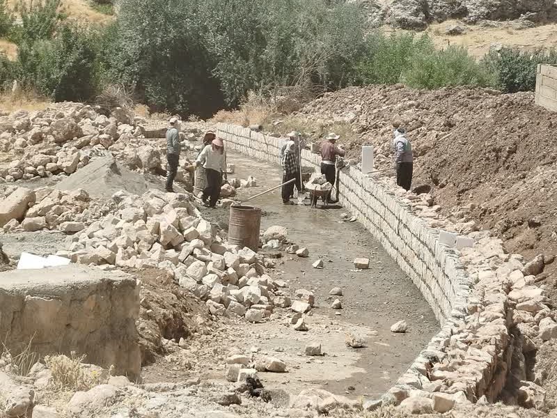 آغاز احداث کانال سنگی در سیروان